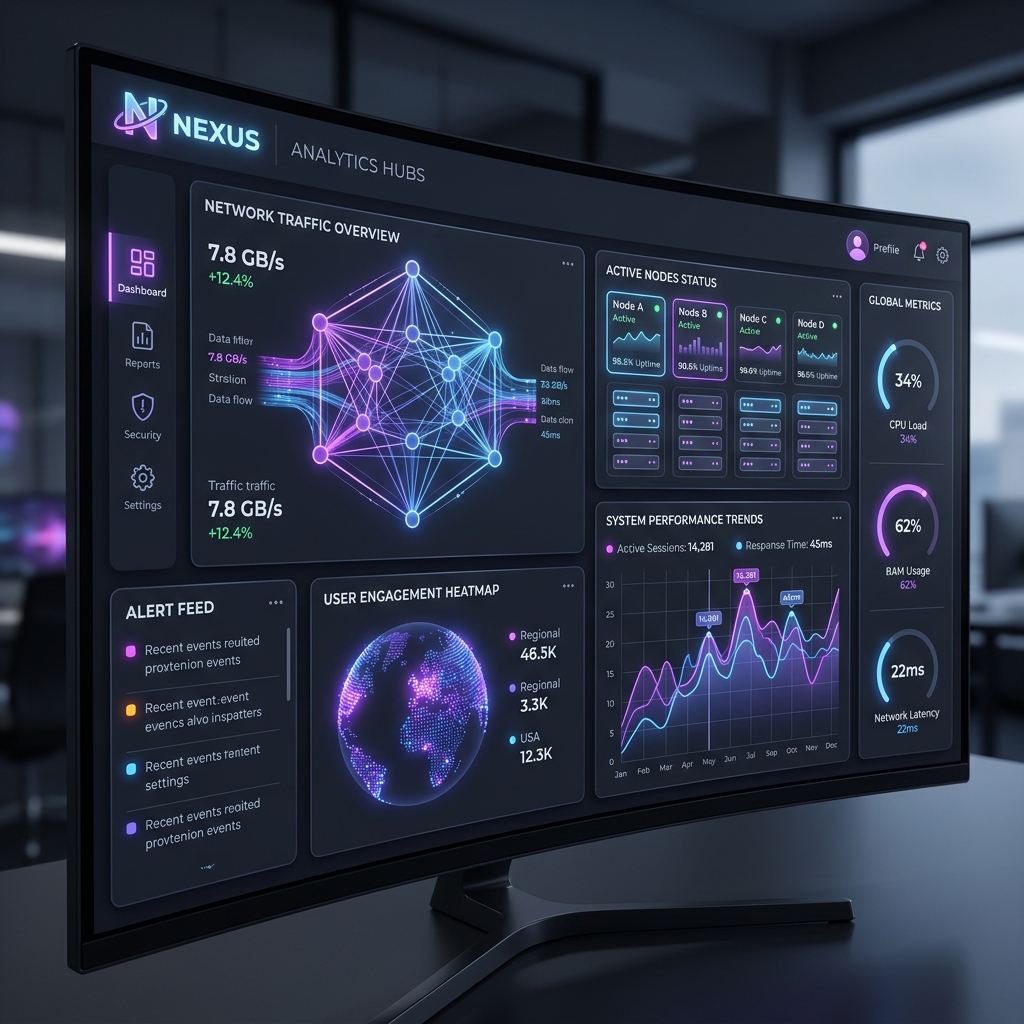 Hexonn Labs Dashboard Mockup